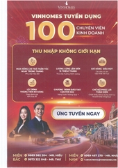 Thông báo thông tin tuyển dụng nhân sự của Công ty cổ phần Vinhomes