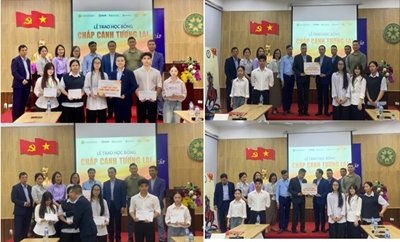 Trao học bổng “chắp cánh tương lai” dành cho Sinh viên ngành Thương mại điện tử, Học viện nông nghiệp Việt Nam