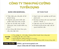 Khoa Kế toán và Quản trị kinh doanh thông báo thông tin tuyển dụng nhân sự