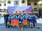 Đội bóng đá cán bộ viên chức Học viện đoạt Cup và huy chương vàng giải bóng đá cán bộ, giảng viên các trường Đại học, Học viện và Cao đẳng khu vực Hà Nội năm 2019