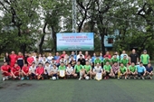 Giao hữu bóng đá chào mừng Đại hội Công đoàn Học viện Nông nghiệp Việt Nam lần thứ 33, nhiệm kỳ 2023-2028