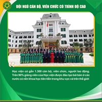 LÝ DO CHỌN HỌC VIỆN NÔNG NGHIỆP VIỆT NAM PHẦN 3 ĐỘI NGŨ GIẢNG VIÊN CÓ TRÌNH ĐỘ CAO