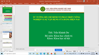 Seminar Khoa học “Tư tưởng Hồ Chí Minh về phát triển nông nghiệp và sự vận dụng của Đảng hiện nay”