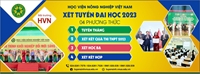 Học viện Nông nghiệp Việt Nam tuyển sinh đại học hệ chính quy năm 2023