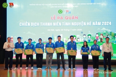 Mỗi đoàn viên, thanh niên Học viện Nông nghiệp Việt Nam là một tình nguyện viên tích cực trong xây dựng nông thôn mới
