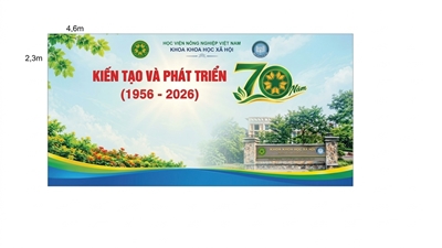 Khoa Khoa học xã hội tổ chức Kỷ niệm 70 năm thành lập Học viện Nông nghiệp Việt Nam 12 10 1956 -12 10 2026
