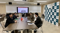 The signing ceremony of the Memorandum of Understanding with the Faculty of Agriculture, Yamagata University, Japan