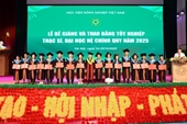 Học viện Nông nghiệp Việt Nam trang trọng tổ chức Lễ bế giảng và trao bằng tốt nghiệp đại học, hệ chính quy năm 2025