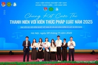 Tuổi trẻ Học viện Nông nghiệp Việt Nam lan tỏa tinh thần “Sống và làm việc theo Hiến pháp và pháp luật”