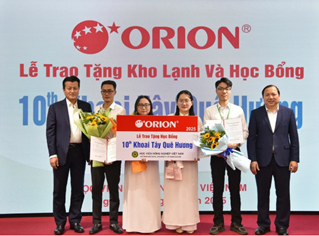 Orion tặng học bổng khoai tây quê hương