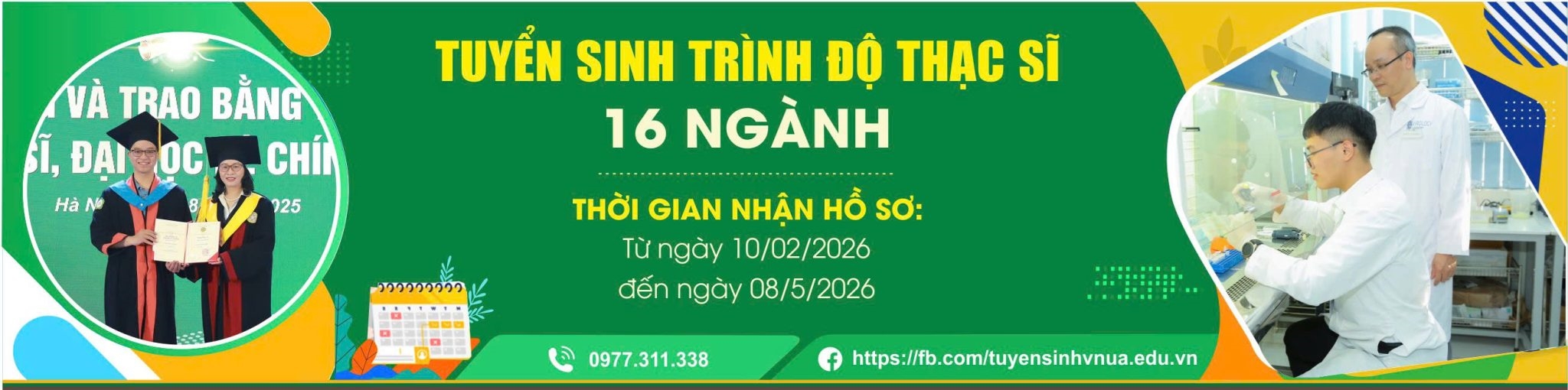 Tuyển sinh thạc sĩ