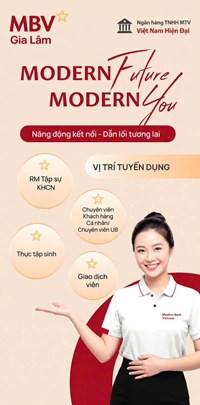 NGÂN HÀNG TNHH MTV VIỆT NAM HIỆN ĐẠI MBV – CHI NHÁNH GIA LÂM