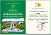 Thư mời cựu sinh viên, học viên, nghiên cứu sinh về dự Lễ Kỷ niệm 70 năm ngày thành lập Học viện