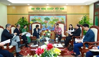 Congressman Yoichiro Aoyagi and Japanese delegation to visit and work at Vietnam National University of Agriculture