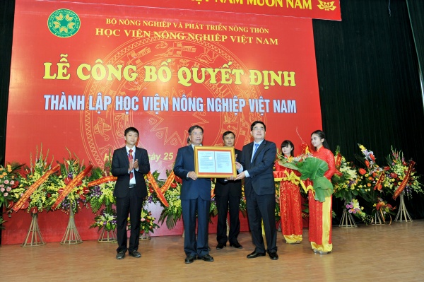 VNUA Establishment Annoucement