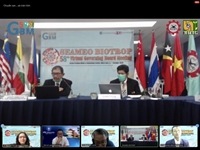 Presiden Nguyen Thi Lan attends the SEAMEO BIOTROP Virtual 58th Governing Board Meeting