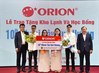 ORION Korea awards a 250-ton cold storage facility and “2025 Homeland Potatoes Scholarships”