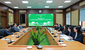 Welcoming the President of the College of Agriculture and Life Sciences, Chonnam National University, Republic of Korea